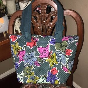 Vera Bradley Floral Quilted Tote Bag